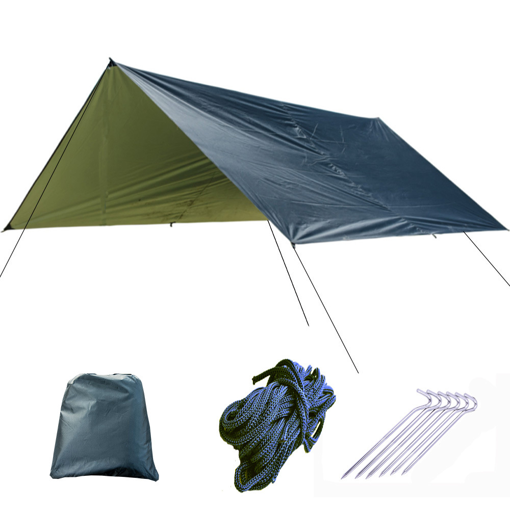 Hammock Rain Tarp - 초경량 정원용 캐노피 차양 그늘막, 3x3m,