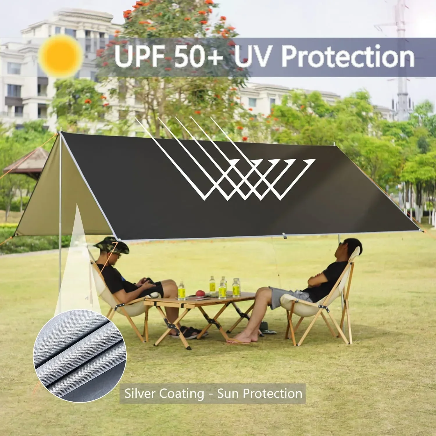 Hammock Rain Tarp - 고품질 헤비듀티 썬 캐노피 팝업 텐트