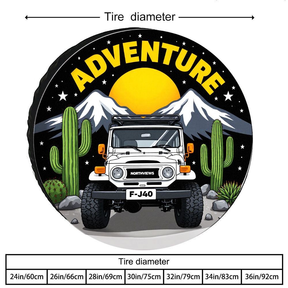 Outdoor Adventure Vehicles - 어드벤처 오프로드 차량 FJ40 타이어 커버