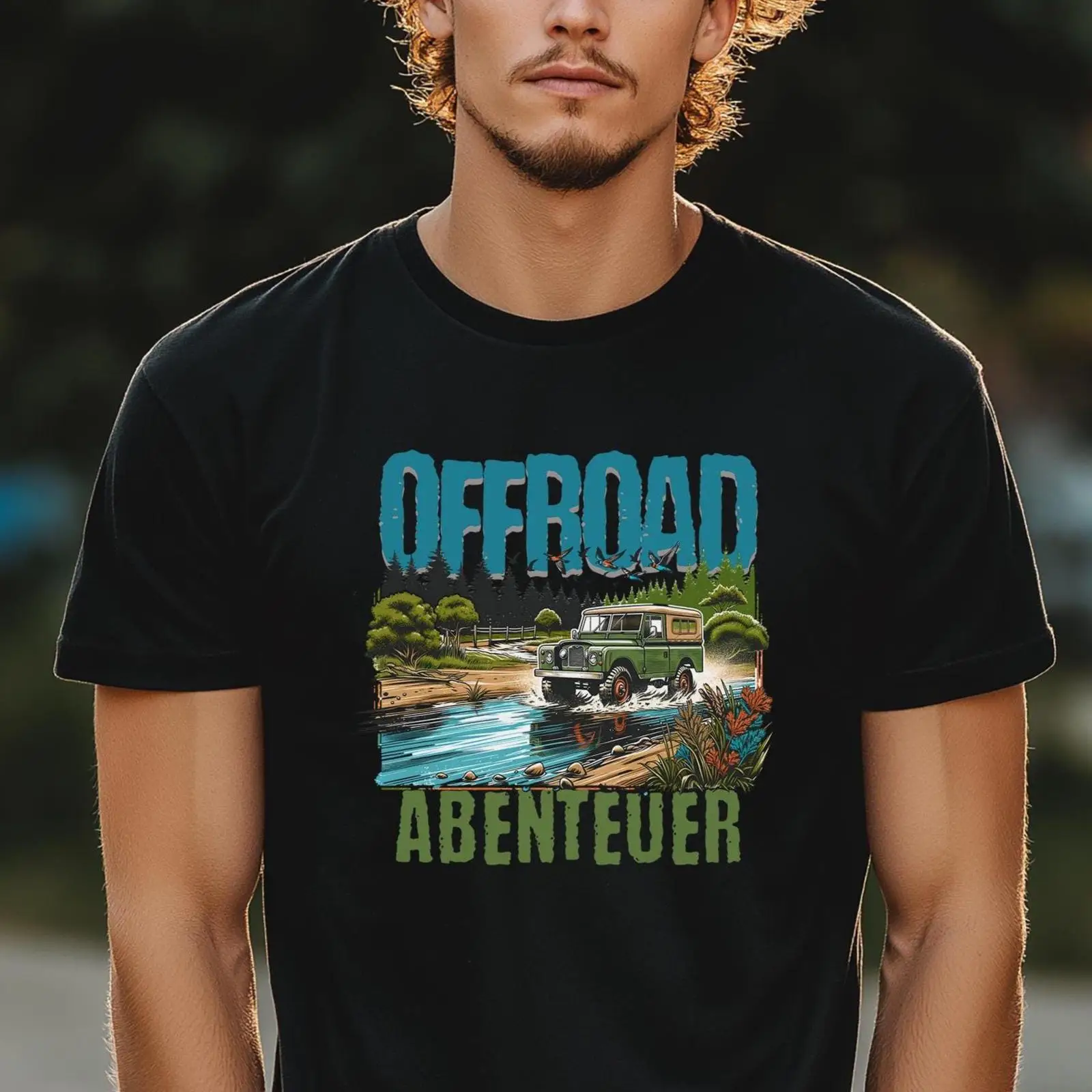 Outdoor Adventure Vehicles - 남성용 오프로드 아벤테우어 티셔츠 4x4 오프로드
