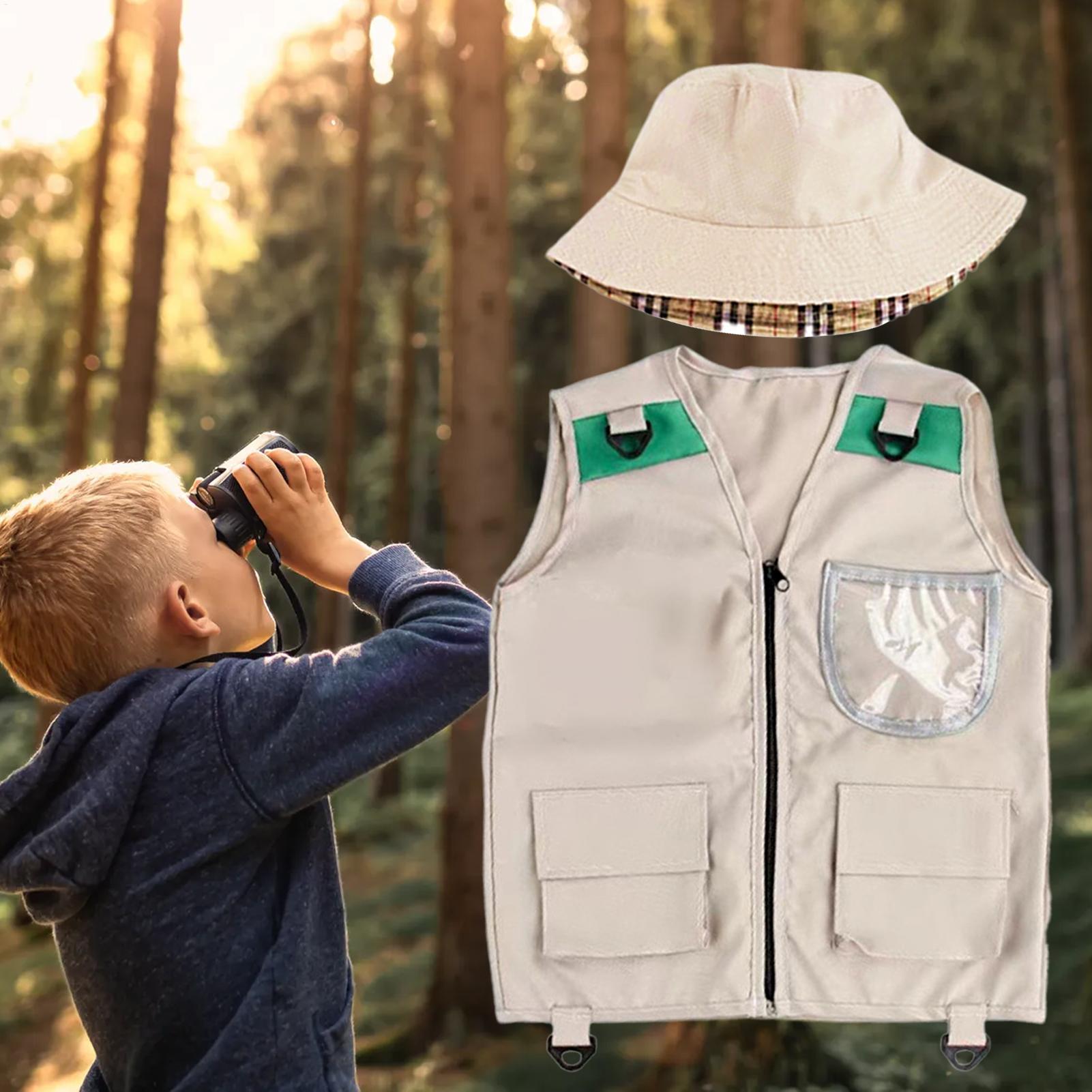 사파리 키즈 야외 탐험 키트, 카고 조끼 및 모자 세트 - Outdoor Adventure Kit For Kids 리뷰 및 가격