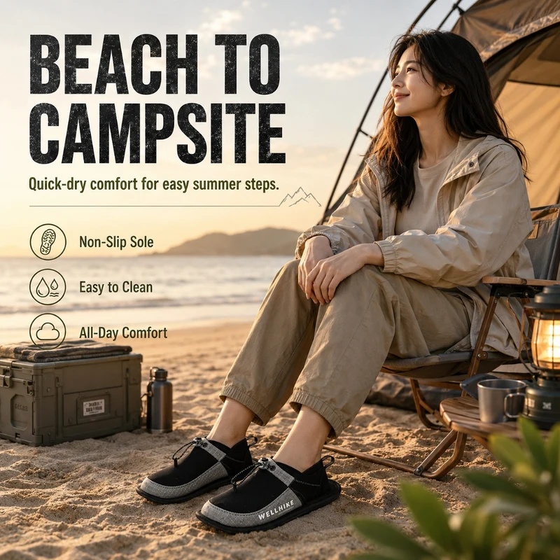 퀵 드라이 캠핑 슬리퍼 웨이딩 슬리퍼 접이식 워터 슈즈 - Outdoor Adventure Shoes 리뷰 및 가격
