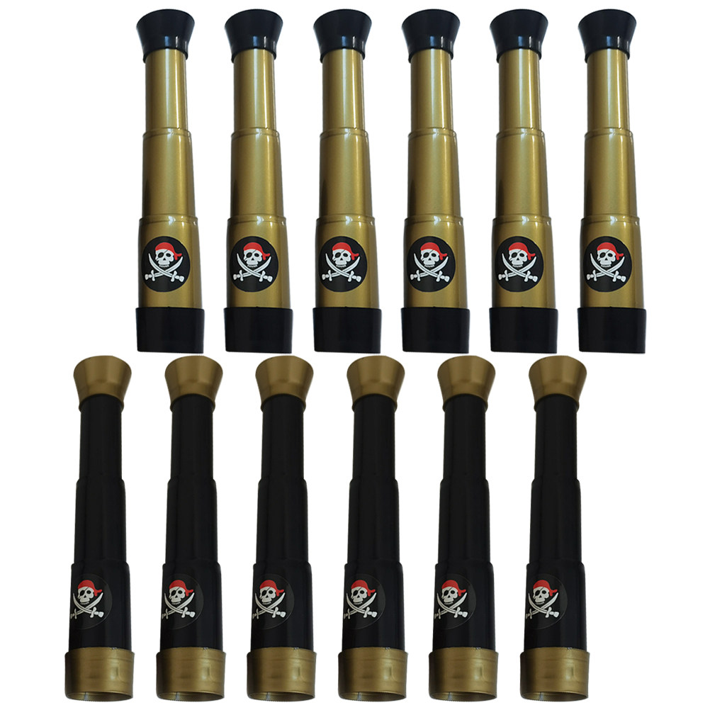 12Pcs 어린이 해적 망원경 세트 모노큘러 모험 놀이 - Outdoor Adventure Kit For Kids 리뷰 및 가격