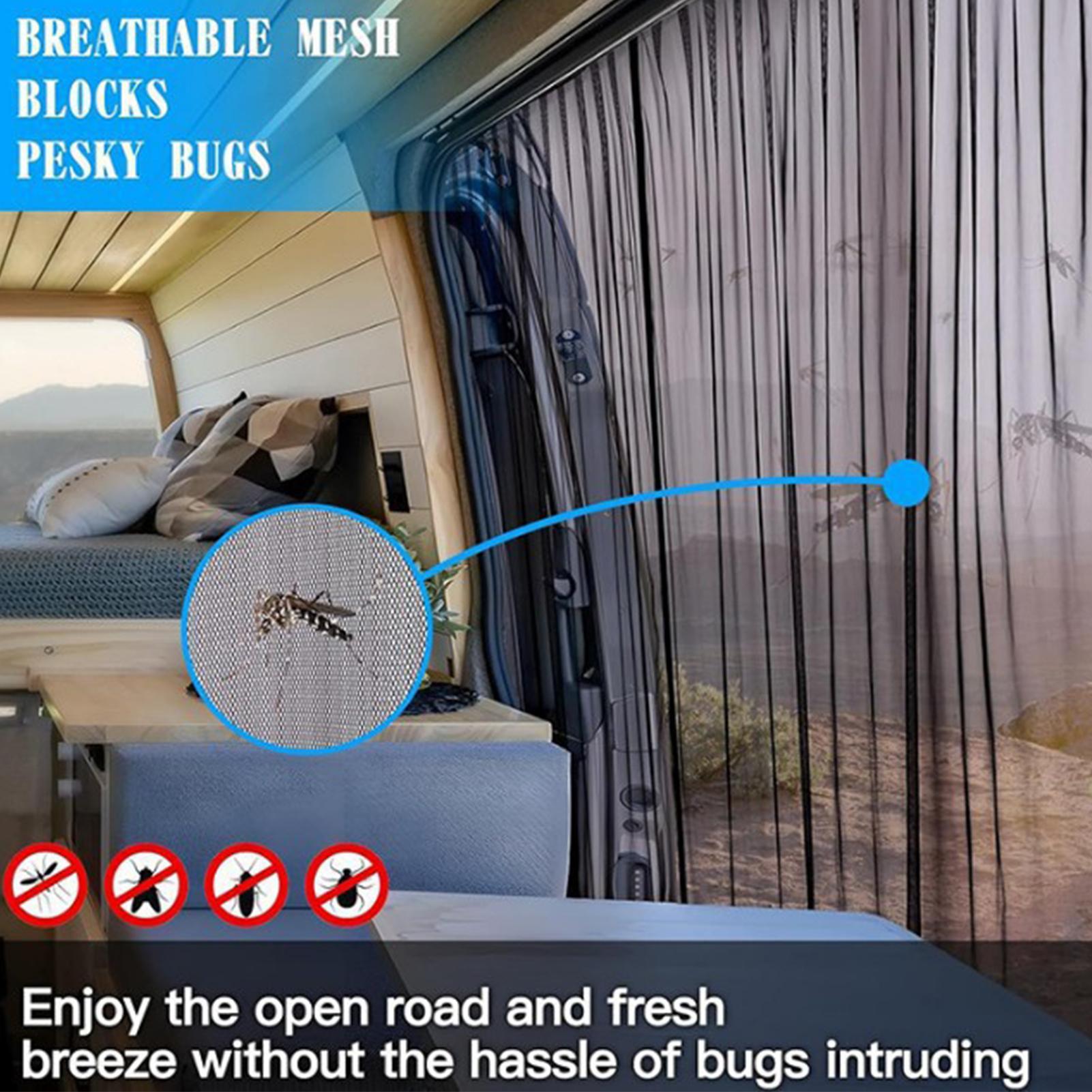 밴 도어 스크린 자외선 차단 네트 차량 액세서리 RV  - Outdoor Adventure Vehicles 리뷰 및 가격