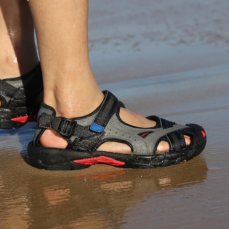 HUMTTO 남성용 여름 신발, 야외 하이킹 샌들, 통 - Outdoor Adventure Shoes 리뷰 및 가격