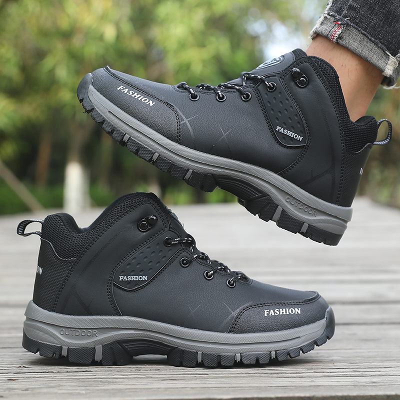 뜨거운 판매! 패션 아웃도어 부츠 남성 브라운 가죽 등 - Outdoor Adventure Shoes 리뷰 및 가격