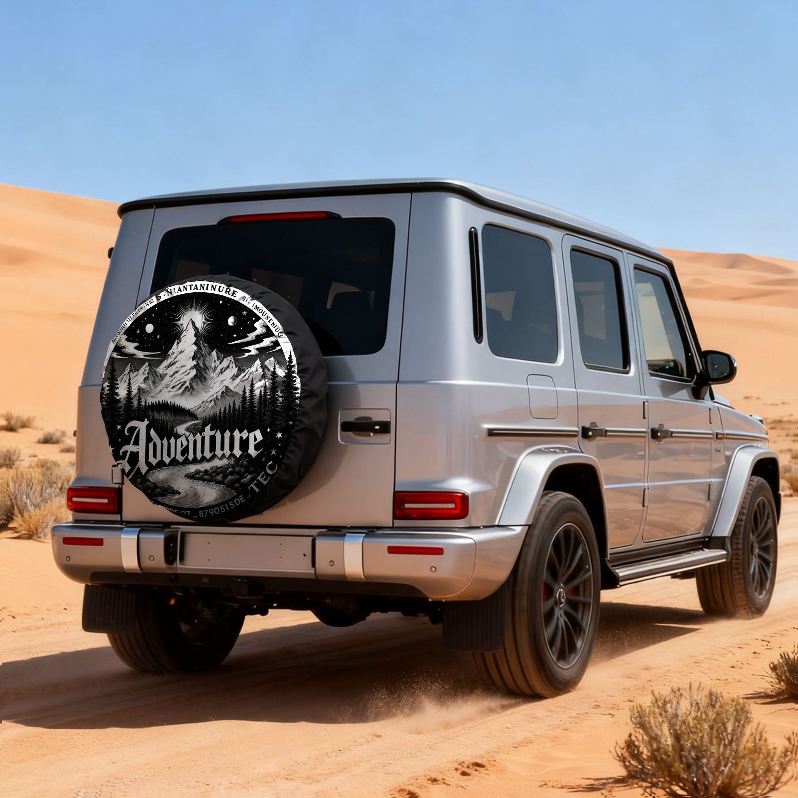 어드벤처 마운틴 스페어 타이어 커버 폴리에스터 섬유 방 - Outdoor Adventure Vehicles 리뷰 및 가격